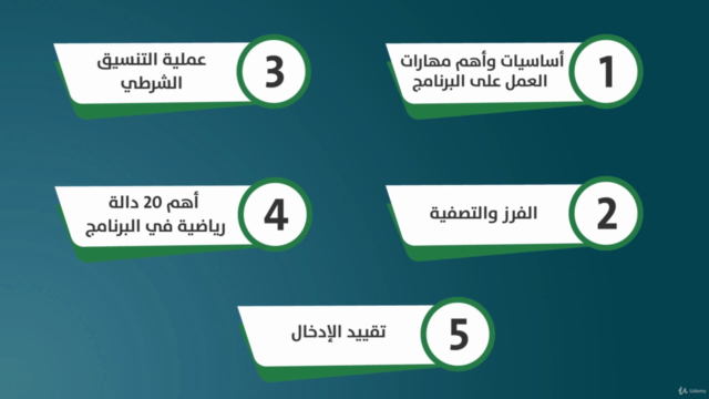 احترف العمل على أهم 20 دالة في برنامج إكسل – Screenshot 4