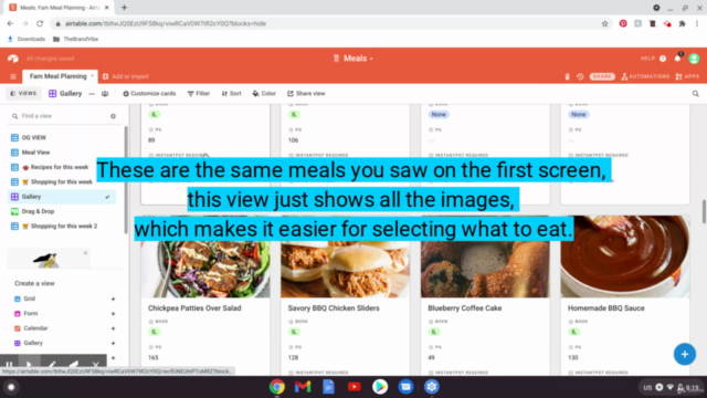 Meal Plan and Grocery List Builder with Airtable – Screenshot 3