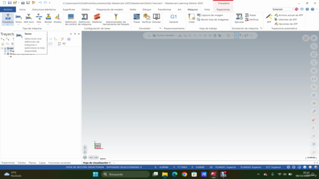 Mastercam 2025: Curso Completo de Diseño y Fabricación CNC – Screenshot 2