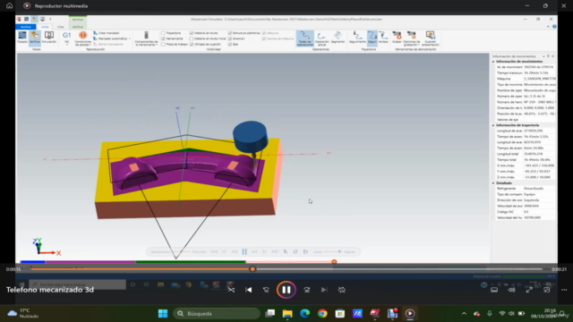 Mastercam 2025: Curso Completo de Diseño y Fabricación CNC – Screenshot 3