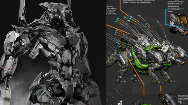 Zbrush - Concepting a Mech – Screenshot 1