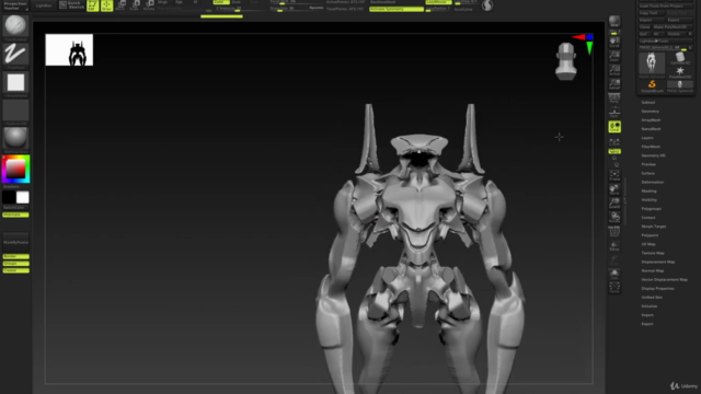Zbrush - Concepting a Mech – Screenshot 2
