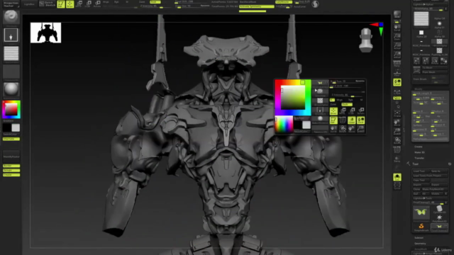 Zbrush - Concepting a Mech – Screenshot 3