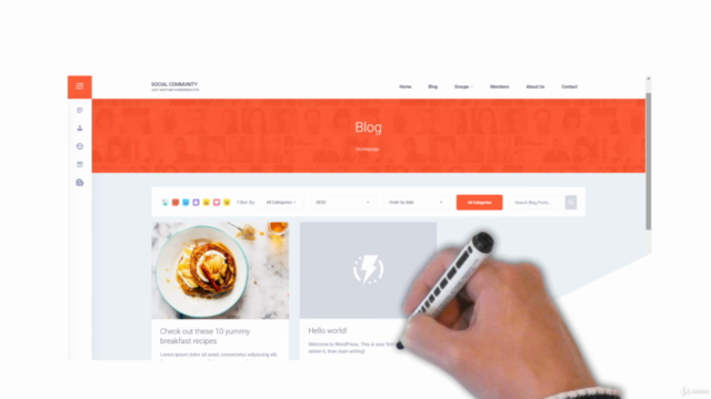 Create a Social Media, Community Website in WordPress – Screenshot 2