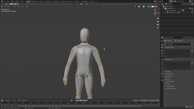 BLENDER 2.9 - Rigging und Skinning 2021 – Screenshot 1