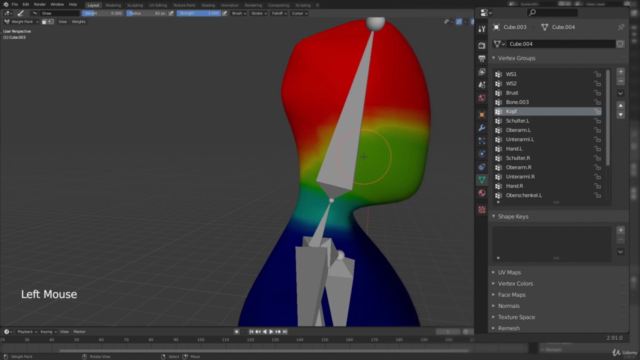 BLENDER 2.9 - Rigging und Skinning 2021 – Screenshot 2