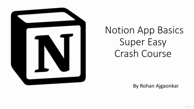 Notion Basics Super Easy Crash Course – Screenshot 1