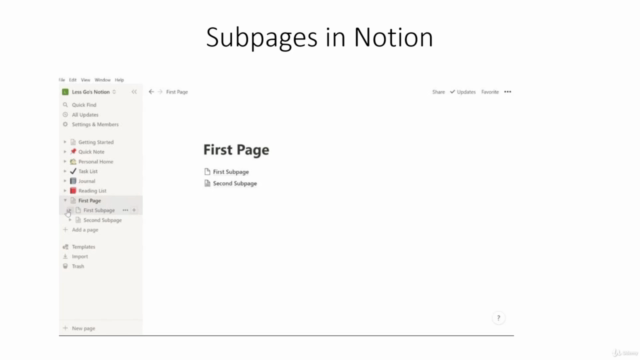 Notion Basics Super Easy Crash Course – Screenshot 3