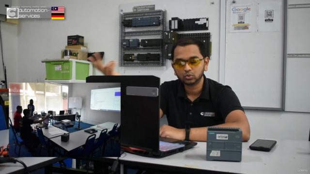 Siemens S7-1200 PLC with WinCC Flexi and Factory IO Training – Screenshot 1