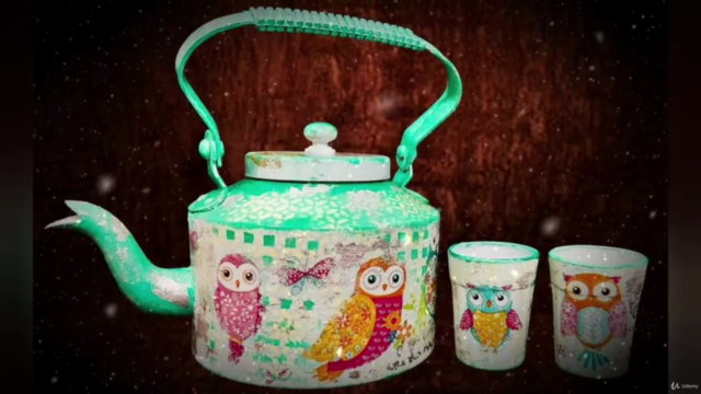 Decoupage masterclass course – Screenshot 4