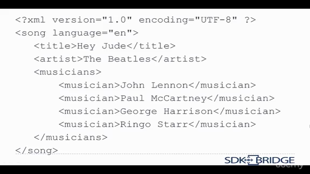 Learn API Technical Writing: JSON and XML for Writers – Screenshot 2
