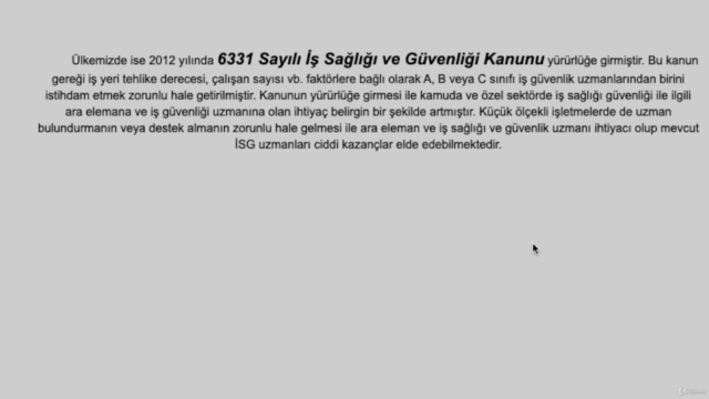 İş Sağlığı ve Güvenliği Eğitimi ⎮Sertifikalı İSG Eğitimi – Screenshot 3