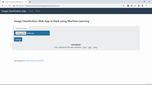 Build and Deploy Machine Learning App in Cloud with Python - Screenshot_01