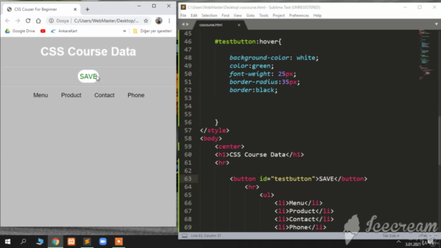 CSS Course For Beginners – Screenshot 2