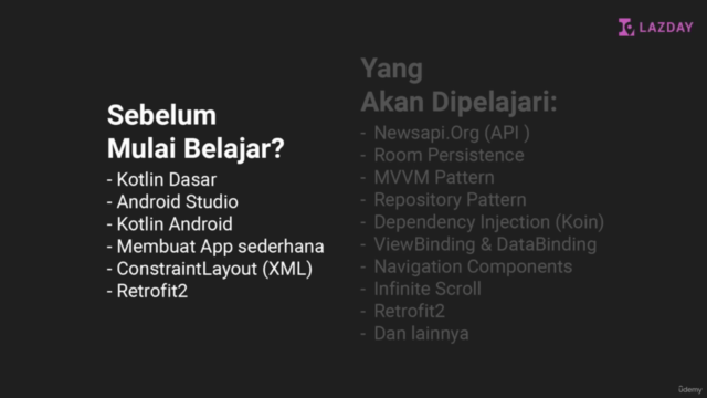 Kotlin Android MVVM dan Android Jetpack Bahasa Indonesia – Screenshot 1