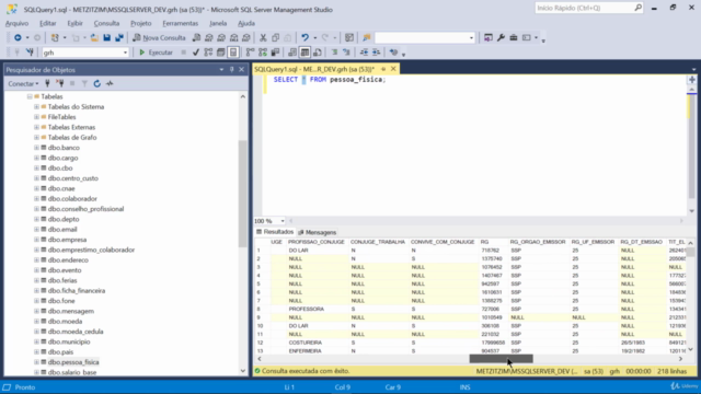 Aprenda a Desenvolver Querys em SQL no SQL Server – Screenshot 3