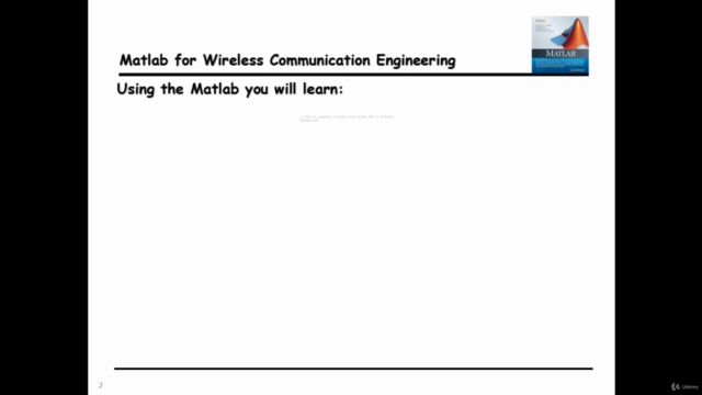 Matlab course for wireless communication engineering – Screenshot 1
