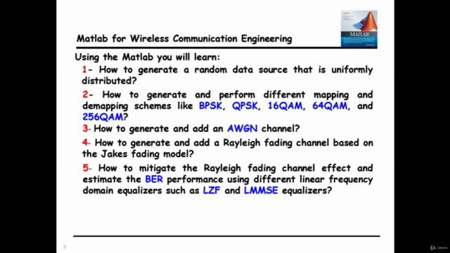 Matlab course for wireless communication engineering – Screenshot 2