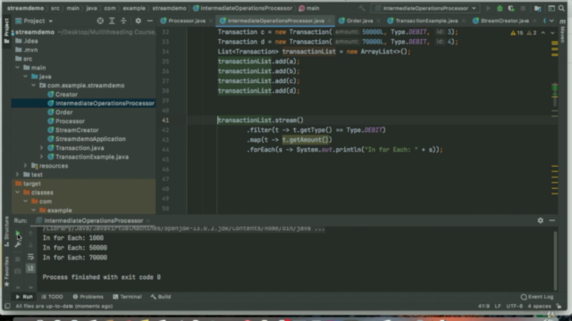 Stream API and Lambda Expressions in Java 8 – Screenshot 2