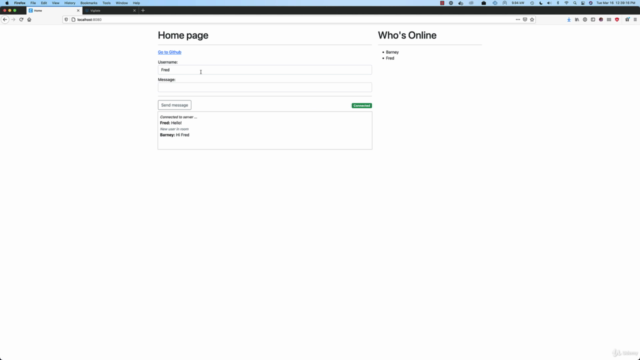 Working with WebSockets in Go (Golang) – Screenshot 1