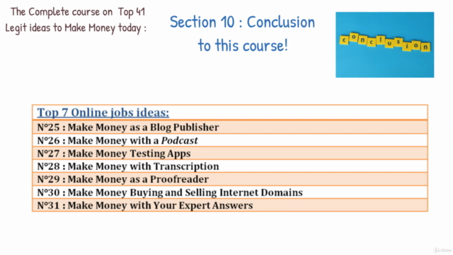 Complete course on Top 41 Legit ideas to Make Money today ! – Screenshot 2