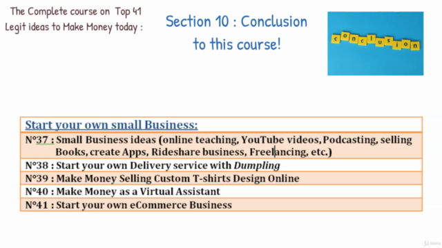 Complete course on Top 41 Legit ideas to Make Money today ! – Screenshot 3