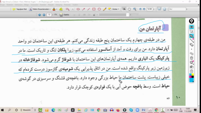 Farsça Kelime Öğrenme Seti (Vaje Amuzi- Üç Cilt Bir Arada) – Screenshot 1