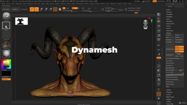 Zbrush Course for Absolute Beginners – Screenshot 2