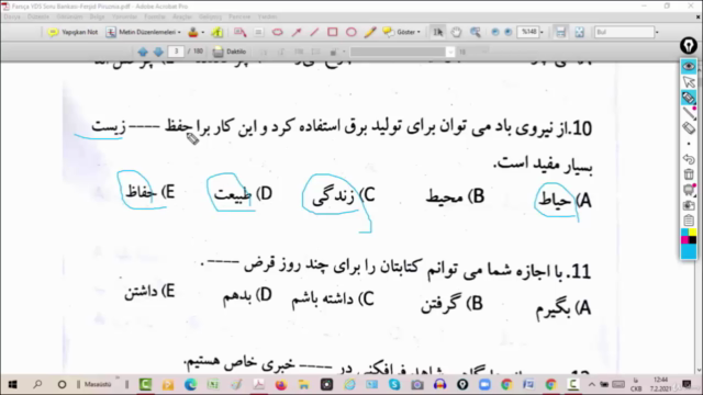 Farsça YDS Deneme Sınavı Soru Çözümleri – Screenshot 4
