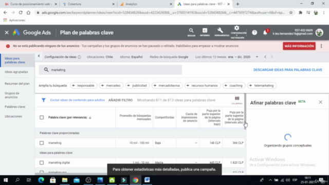 Curso de posicionamiento web y seo en Google (100% practico) – Screenshot 2