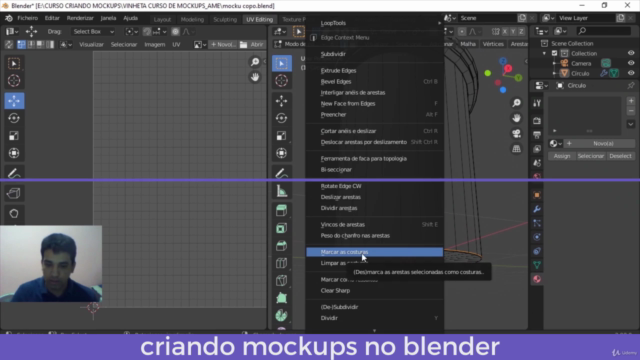 3D para Designers | Criando Mockups no Blender – Screenshot 1