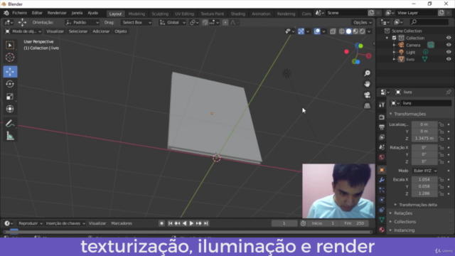 3D para Designers | Criando Mockups no Blender – Screenshot 4