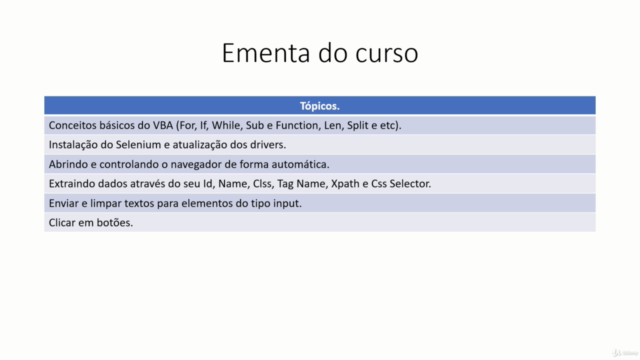 Extração de dados da WEB com VBA e Selenium – Screenshot 1