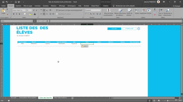 Microsoft Excel - Intermédiaire à Expert 1 (avancé) – Screenshot 3