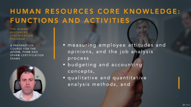 Human Resources Functions and Activities (HRCI - PHR/SPHR) – Screenshot 3
