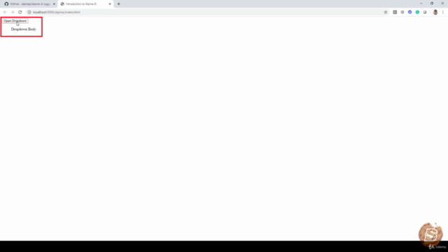 Learning Alpine.JS – Screenshot 4