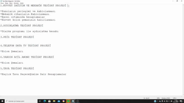 Sıfırdan Elektrik İç Tesisat Projesi Çizmeyi Öğrenin – Screenshot 1