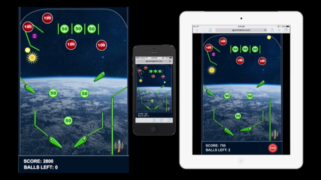 Create a Space Pinball Game in Construct 2 – Screenshot 3