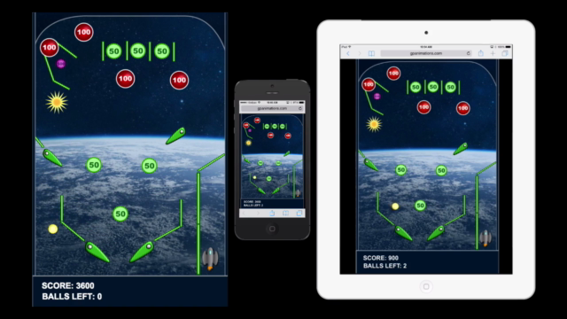 Create a Space Pinball Game in Construct 2 – Screenshot 4