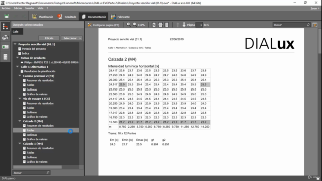 DIALux EVO Alumbrado Vial y Arquitectónico – Screenshot 3