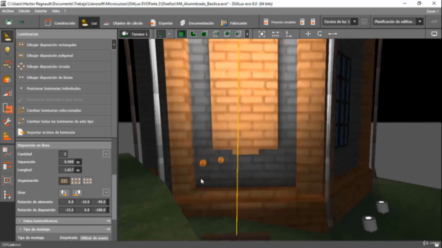 DIALux EVO Alumbrado Vial y Arquitectónico – Screenshot 4