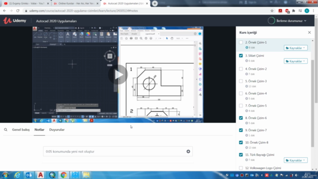 Autocad 2020 Uygulamaları-1 – Screenshot 2
