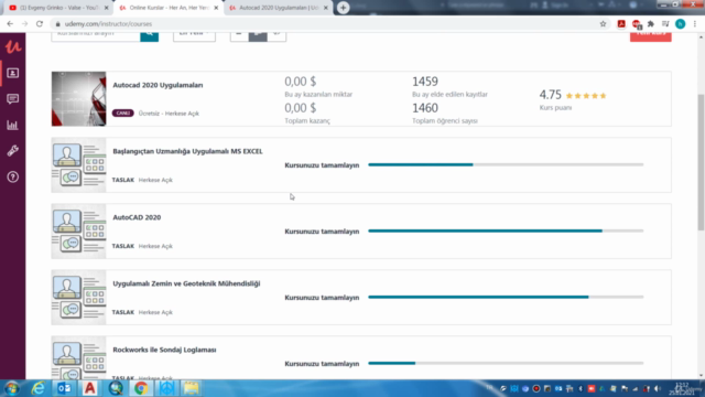 Autocad 2020 Uygulamaları-1 – Screenshot 3