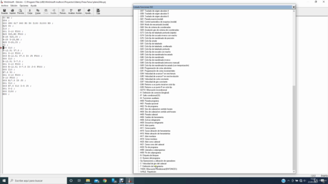 Programación CNC Fanuc y Dibujo de Planos AutoCAD 2025 – Screenshot 1