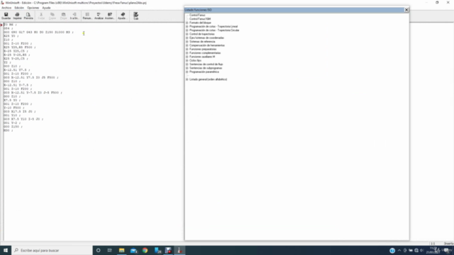 Programación CNC Fanuc y Dibujo de Planos AutoCAD 2025 – Screenshot 2