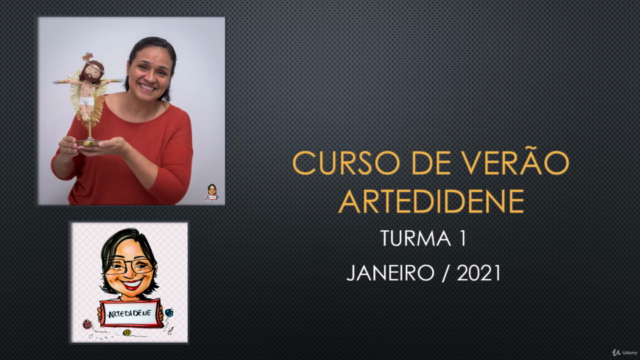 Curso Artedidene - Amigurumi do Cristo Crucificado – Screenshot 1