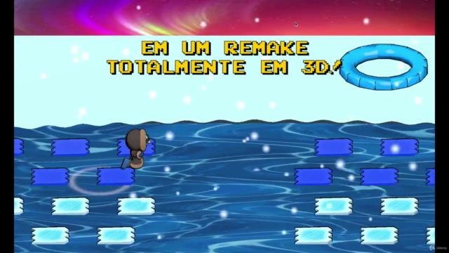 Desenvolva Games 3D com Godot + Blender - Frostbite Atari – Screenshot 1