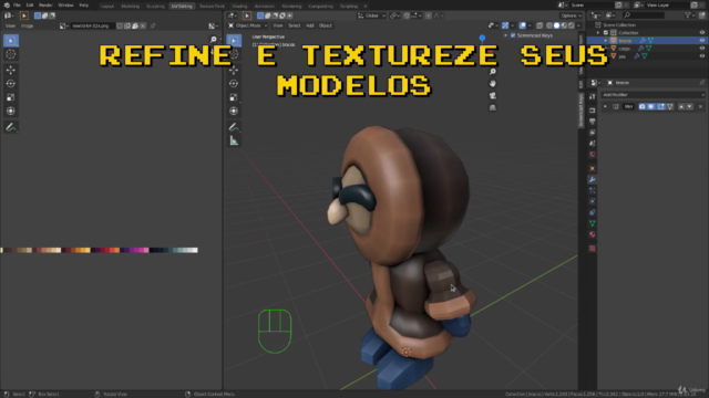 Desenvolva Games 3D com Godot + Blender - Frostbite Atari – Screenshot 2