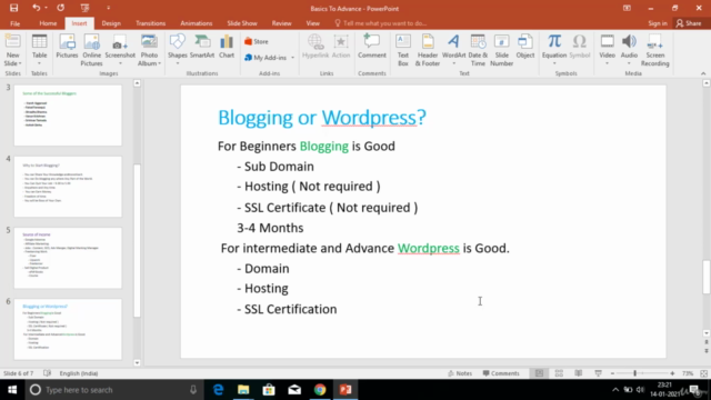 How to Start a Blog from Scratch – Screenshot 4