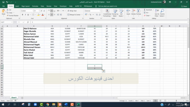 Microsoft Excel 2019 - كورس اكسيل من البدايه حتي الاحتراف – Screenshot 3